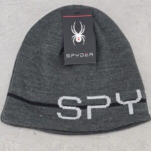 Spyder Fleece Beanie‎ Hat Gray Color One Size